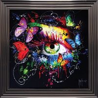 Tableau de Patrice Murciano - Le miroir de l'âme - 84 x 84 cm