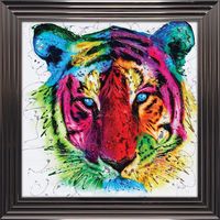 Tableau de Patrice Murciano - Tiger pop - 84 x 84 cm