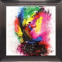 Tableau de Patrice Murciano - Bella Reggazza - 84 x 84 cm