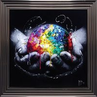 Tableau de Patrice Murciano - We are the world - 54 x 54 cm