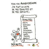 Carte Show lapin - Pour ton anniversaire j'ai fait la liste... - Carte anniversaire