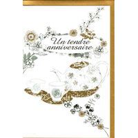 Carte Very Chic - Un tendre anniversaire - 12x17 cm