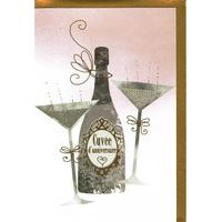 Carte Very Chic - Cuvée d'anniversaire - 12x17 cm