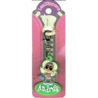 Porte-clés Zipper prénom ANDREA - 6.5x3 cm env