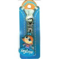 Porte-clés Zipper prénom ANGELIQUE - 6.5x3 cm env