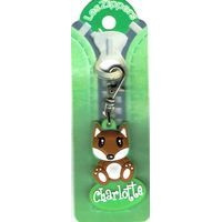 Porte-clés Zipper prénom CHARLOTTE - 6.5x3 cm env