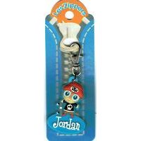 Porte-clés Zipper prénom JORDAN - 6.5x3 cm env