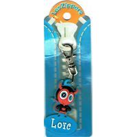 Porte-clés Zipper prénom LOIC - 6.5x3 cm env