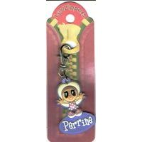 Porte-clés Zipper prénom PERRINE - 6.5x3 cm env