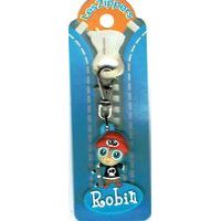 Porte-clés Zipper prénom ROBIN - 6.5x3 cm env