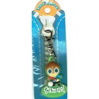 Porte-clés Zipper prénom SAMUEL - 6.5x3 cm env