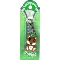 Porte-clés Zipper prénom SOPHIE - 6.5x3 cm env